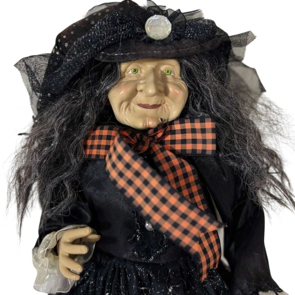 Halloween Witch Decor 24" Tabletop Display  Weighted Shelf Sitter - Read DESC. - Picture 3 of 9
